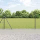 Kerítés oszlopokkal Szürke 0.8 x 25 m Acél