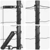 Kerítés oszlopokkal Szürke 0.4 x 50 m Acél