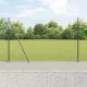 Kerítés oszlopokkal Szürke 1.4 x 10 m Acél