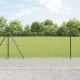 Kerítés oszlopokkal Szürke 0.8 x 25 m Acél