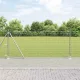 Kerítés oszlopokkal Ezüst 1 x 10 m Acél