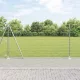 Kerítés oszlopokkal Ezüst 1.2 x 10 m Acél