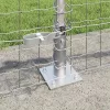 Kerítés oszlopokkal Ezüst 0,6 x 25 m Acél