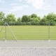 Kerítés oszlopokkal Ezüst 0.8 x 25 m Acél