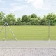 Kerítés oszlopokkal Ezüst 1 x 25 m Acél