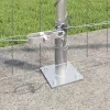 Kerítés oszlopokkal Ezüst 1.2 x 25 m Acél