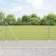 Kerítés oszlopokkal Ezüst 1 x 25 m Acél