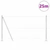 Kerítés oszlopokkal Ezüst 1.2 x 25 m Acél