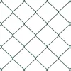 Lánckerítés oszlopokkal Zöld 1.2 x 10 m Acél