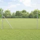 Lánckerítés oszlopokkal Ezüst 1.2 x 10 m Acél