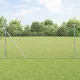 Lánckerítés oszlopokkal Ezüst 1.2 x 10 m Acél