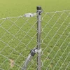 Lánckerítés oszlopokkal Ezüst 1.4 x 10 m Acél