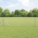 Lánckerítés oszlopokkal Ezüst 0,4 x 25 m Acél