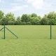 Lánckerítés oszlopokkal Zöld 0,6 x 10 m Acél
