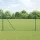 Lánckerítés oszlopokkal Zöld 1.5 x 10 m Acél