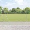 Lánckerítés oszlopokkal Ezüst 1.2 x 10 m Acél