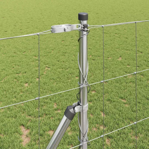 Legelőkerítés Ezüst 25 x 1.2 m Horganyzott acél
