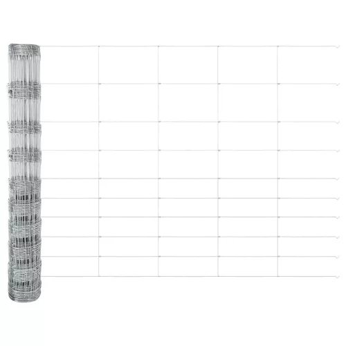 Legelőkerítés Ezüst 25 x 1.2 m Horganyzott acél