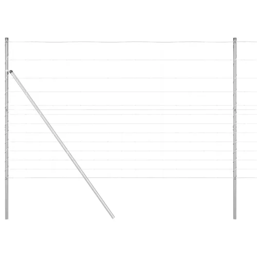 Legelőkerítés Ezüst 25 x 1.5 m Horganyzott acél
