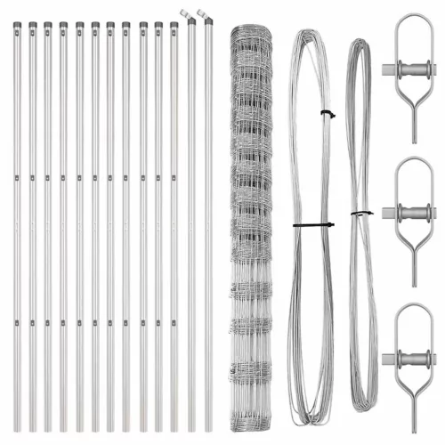 Legelőkerítés Ezüst 25 x 1.5 m Horganyzott acél