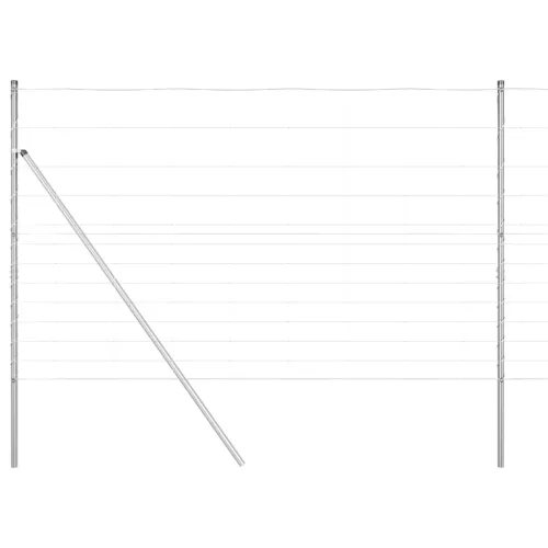 Legelőkerítés Ezüst 25 x 1.5 m Horganyzott acél