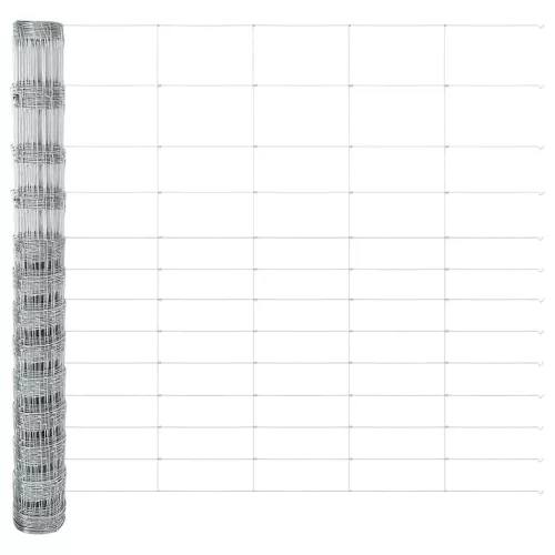 Legelőkerítés Ezüst 25 x 1.5 m Horganyzott acél