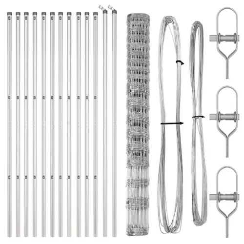 Legelőkerítés Ezüst 25 x 1.5 m Horganyzott acél