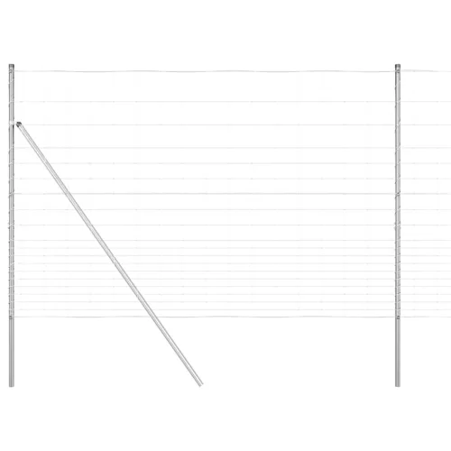 Legelőkerítés Ezüst 25 x 1.6 m Horganyzott acél