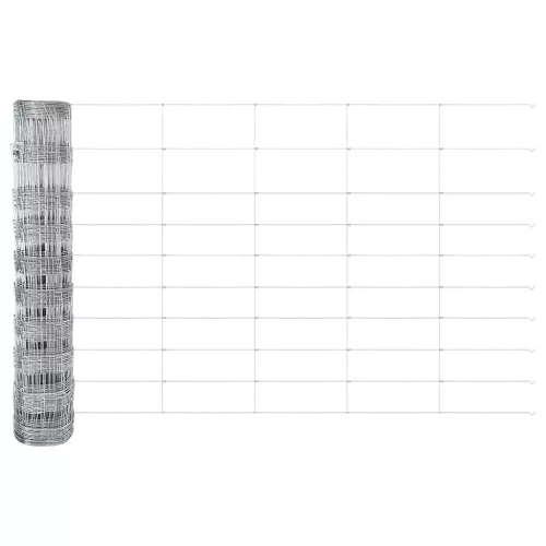 Legelőkerítés Ezüst 50 x 1 m Horganyzott acél