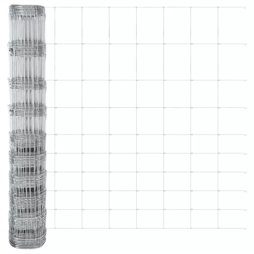 Legelőkerítés Ezüst 50 x 1.2 m Horganyzott acél