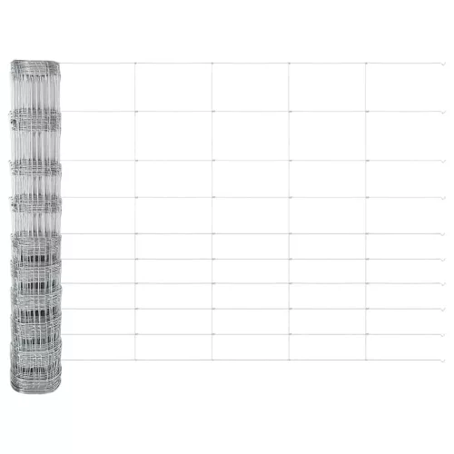 Legelőkerítés Ezüst 50 x 1.2 m Horganyzott acél