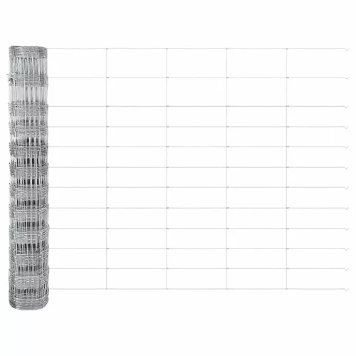 Legelőkerítés Ezüst 50 x 1.2 m Horganyzott acél
