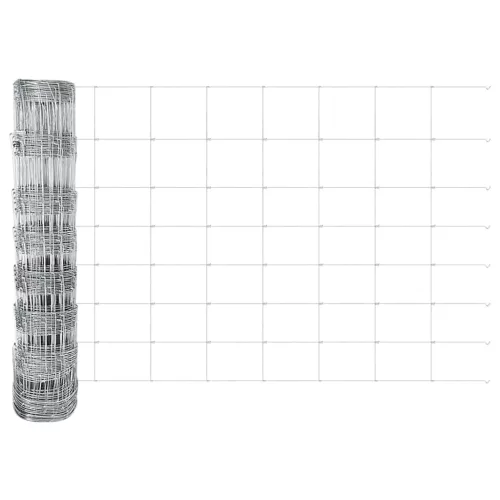 Legelőkerítés Ezüst 25 x 0.8 m Horganyzott acél