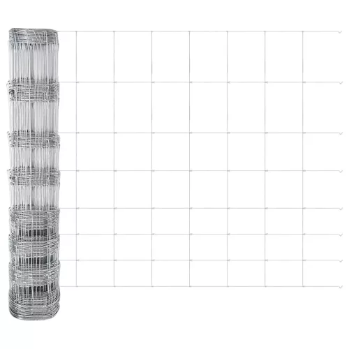 Legelőkerítés Ezüst 25 x 1 m Horganyzott acél