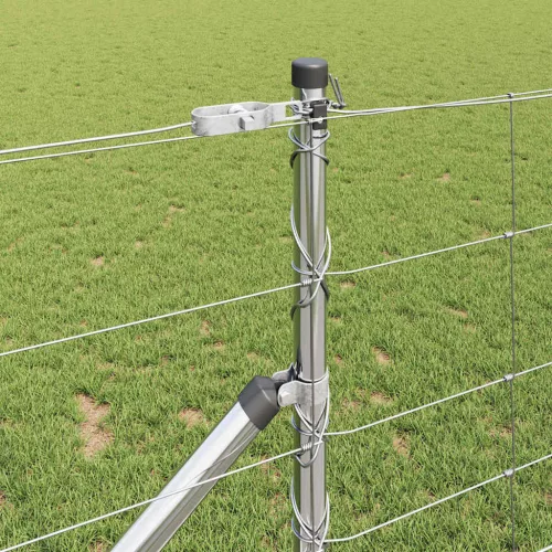 Legelőkerítés Ezüst 25 x 1 m Horganyzott acél