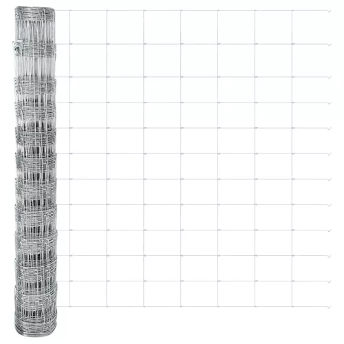 Legelőkerítés Ezüst 25 x 1.2 m Horganyzott acél