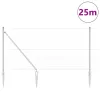 Legelőkerítés Ezüst 25 x 1.2 m Horganyzott acél