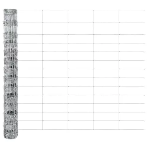 Legelőkerítés Ezüst 25 x 1.4 m Horganyzott acél