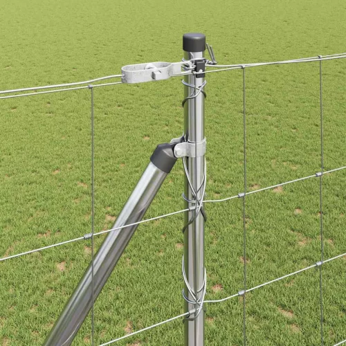 Legelőkerítés Ezüst 25 x 1.6 m Horganyzott acél