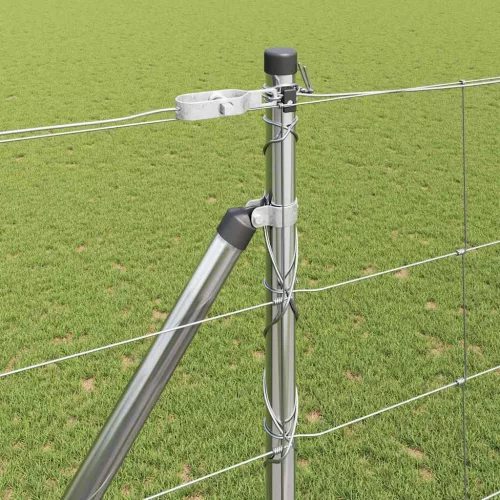 Legelőkerítés Ezüst 25 x 1.6 m Horganyzott acél