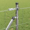 Legelőkerítés Ezüst 25 x 0.8 m Horganyzott acél