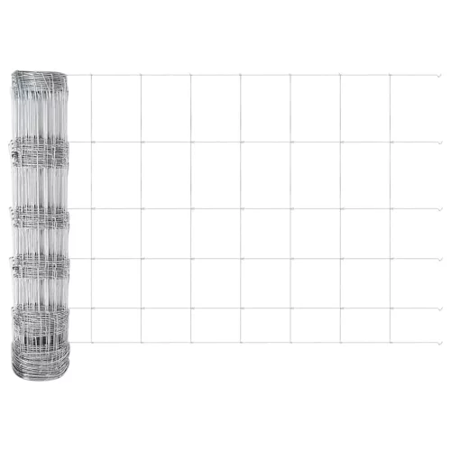 Legelőkerítés Ezüst 25 x 0.8 m Horganyzott acél