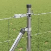 Legelőkerítés Ezüst 25 x 0.8 m Horganyzott acél