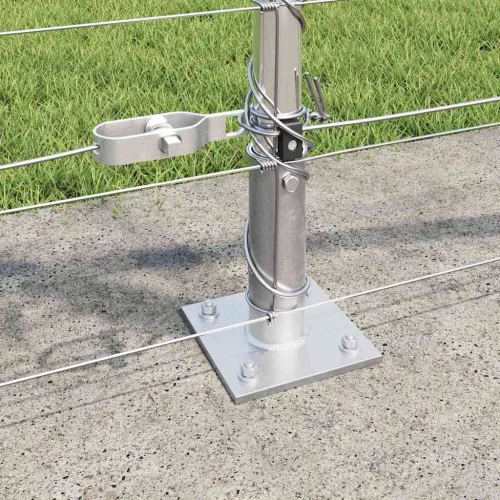 Legelőkerítés Ezüst 25 x 0.8 m Horganyzott acél