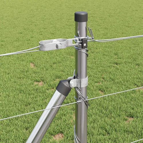 Legelőkerítés Ezüst 25 x 0.8 m Horganyzott acél