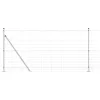 Legelőkerítés Ezüst 25 x 1.2 m Horganyzott acél
