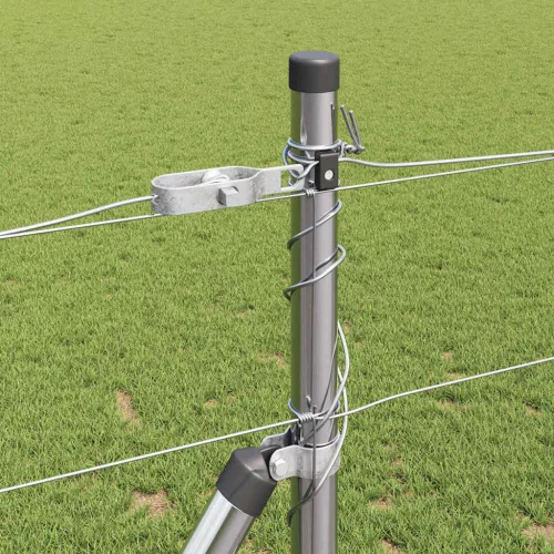 Legelőkerítés Ezüst 25 x 1.2 m Horganyzott acél