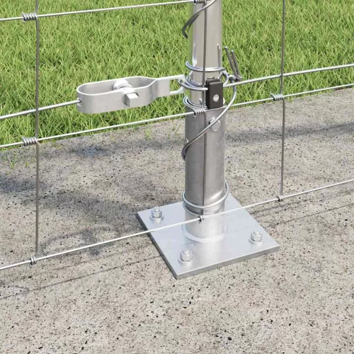 Legelőkerítés Ezüst 25 x 1.4 m Horganyzott acél