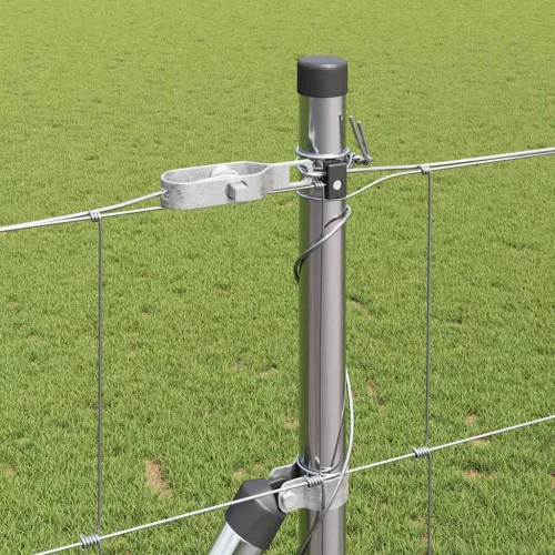 Legelőkerítés Ezüst 25 x 1.4 m Horganyzott acél