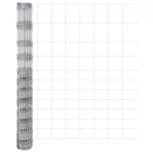 Legelőkerítés Ezüst 25 x 1.4 m Horganyzott acél